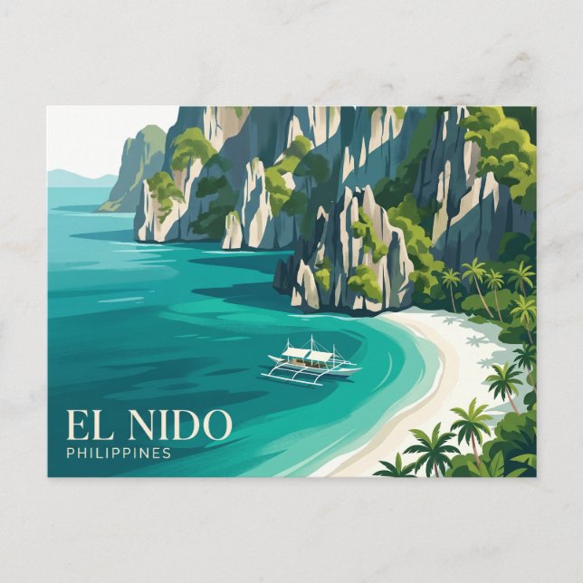 El Nido Philippinen Postkarte (Vorderseite)