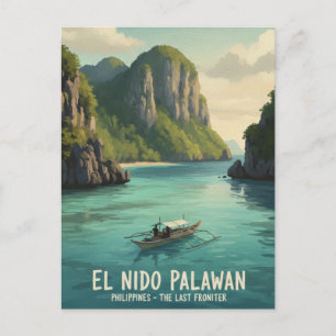 El Nido Philippinen Reise Postkarte