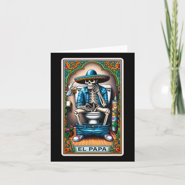 El Papa Latino Tarot Card Spanisch Doing Vater Vat Karte (Vorderseite)