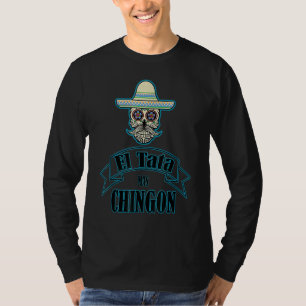 El Papa Mas Chingon Mexican Flag Cooler Vater Rega T-Shirt