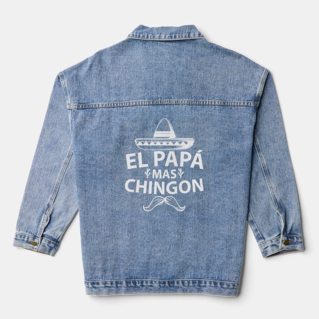 El Papa Mas Chingon Pour Hommes Mexicain Espagnol  (Verso)