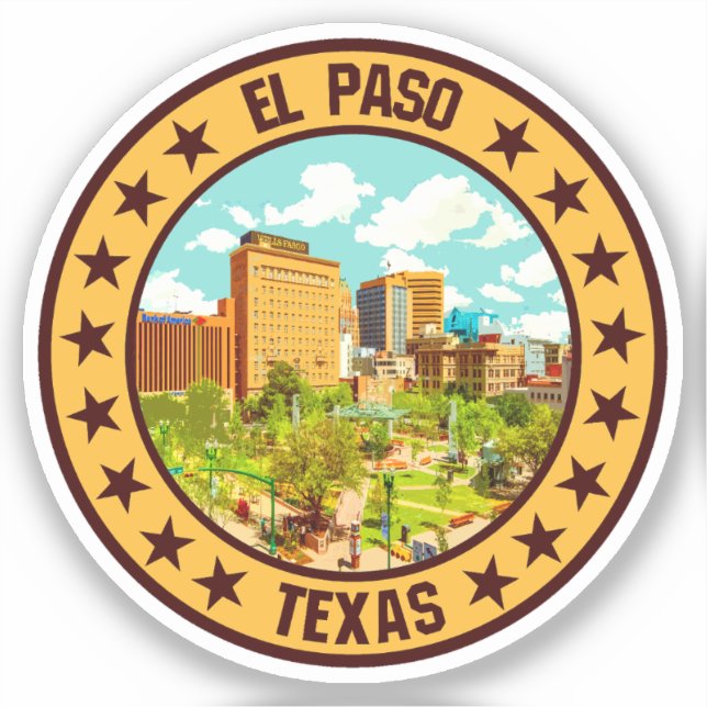 El Paso Aufkleber (Vorderseite)