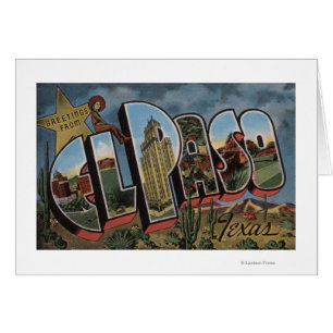 El Paso, le Texas - grandes scènes de lettre