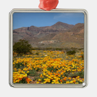 El Paso Mohnblumen Silbernes Ornament