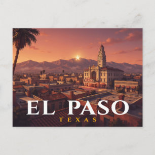 El Paso Postkarte Plaza Theatre Downtown Souveni