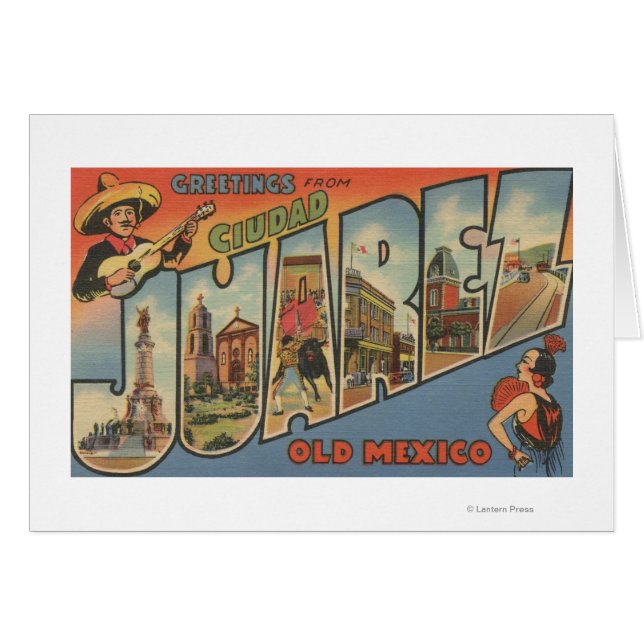 El Paso, Texas - Ciudad Juarez (Vorderseite (Horizontal))