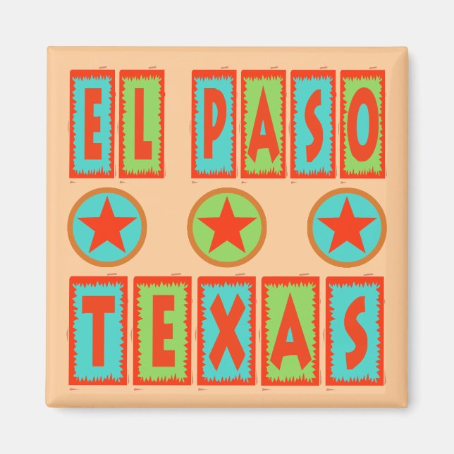 EL PASO, TEXAS MAGNET (Vorne)