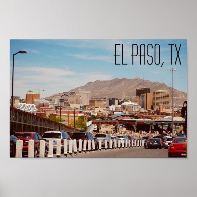 El Paso Texas Poster (Vorne)