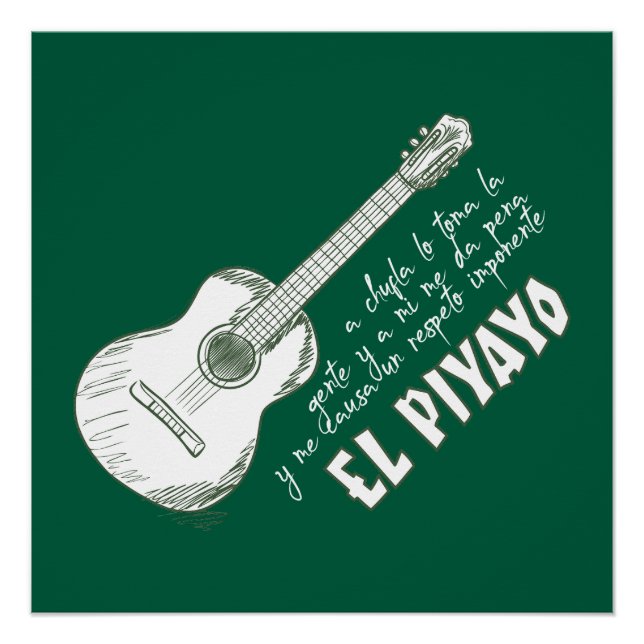 El Piyayo Poster (Vorderseite)