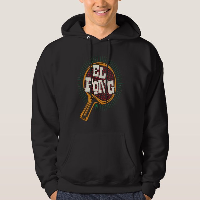 El Pong Ping Pong Hoodie (Vorderseite)