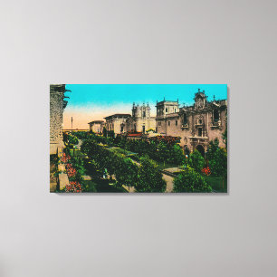 El Prado vom Westtor, Balboa Park Leinwanddruck