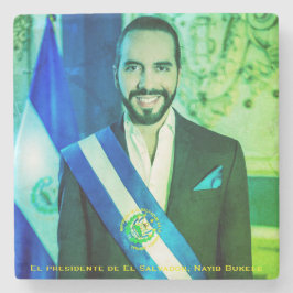 El presidente de El Salvador, Nayib Bukele Steinuntersetzer