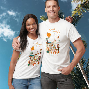 El Puerto de Santa María Spanien weiße Stadt Kleid T-Shirt