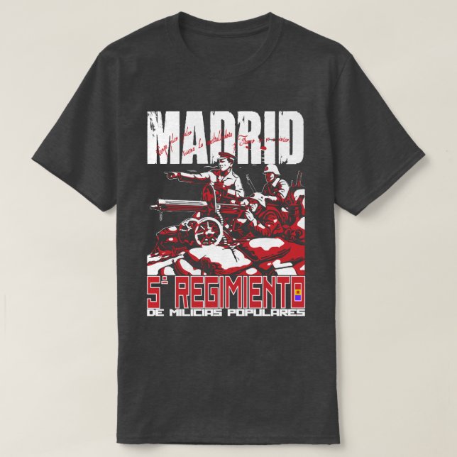 El Quinto Regimiento MADRID T - Shirt (Design vorne)