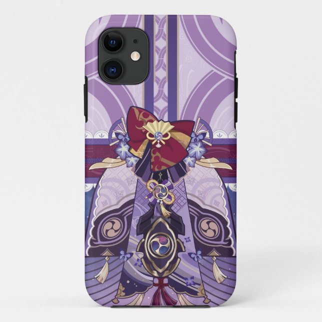 El Raiden Shogun Genshin Impact Phone Case (Rückseite)