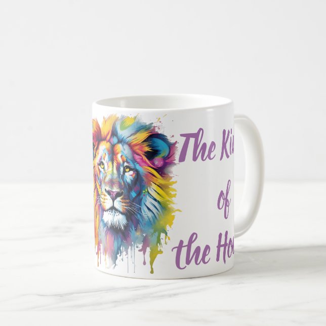 El rey de la casa kaffeetasse (VorderseiteRechts)