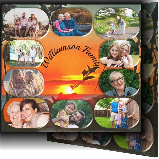 El Rio Pitillal Family Collage 2009 Canvas Print Leinwanddruck (Von Creator hochgeladen)