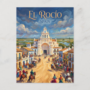 El Rocío Dorf Spanien Postkarte
