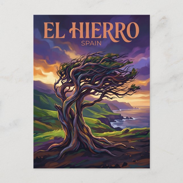 El Sabinar Spanien Postkarte (Vorderseite)