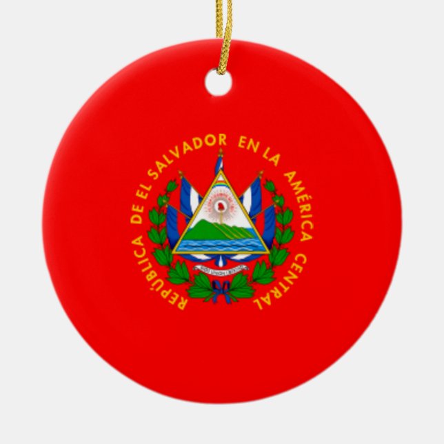EL SALVADOR* Christmas Ornament (Vorne)