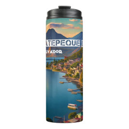 El Salvador | Coatepeque Lago Travel Vintages Retr Thermosbecher