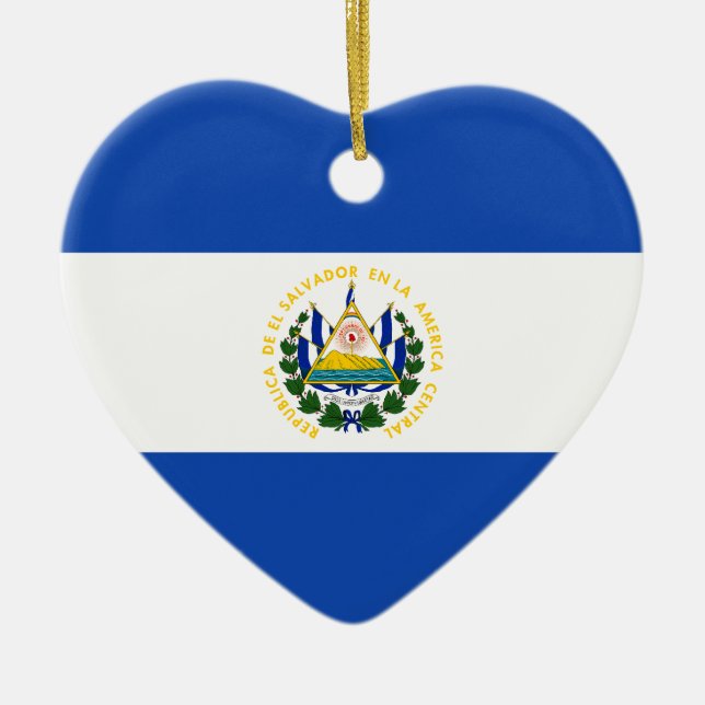 El Salvador, El Salvador Keramik Ornament (Vorne)