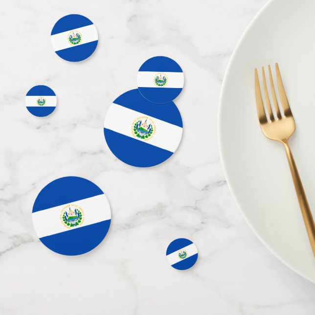 El Salvador flag Table Confetti (Groupe)