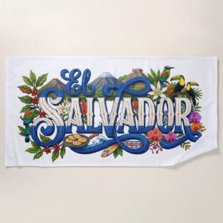 El Salvador-Flagge, Erbe, Kultur & Tradition Strandtuch
