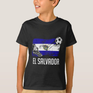 El Salvador Flagge Jersey Salvadorean Fußballmanns T-Shirt