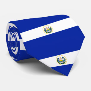 El Salvador Flagge Krawatte