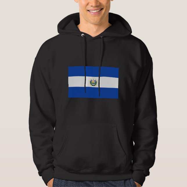 El Salvador Flagge SV Hoodie (Vorderseite)