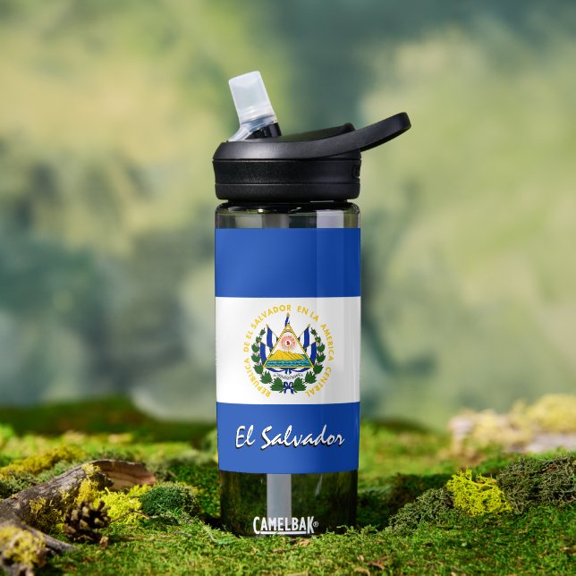El Salvador Flasche, patriotische Flagge El Salvad Trinkflasche (Außenbereich)