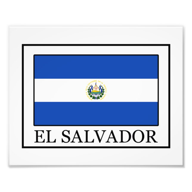 El Salvador Fotodruck (Vorne)