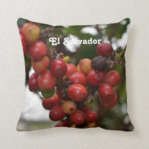 El Salvador Kaffeebohnen Kissen