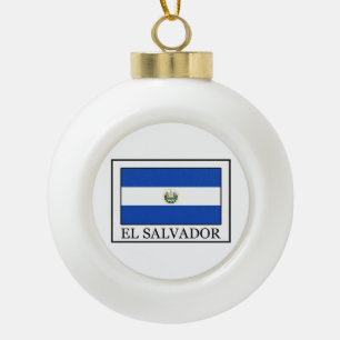 El Salvador Keramik Kugel-Ornament