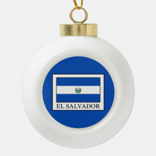 El Salvador Keramik Kugel-Ornament