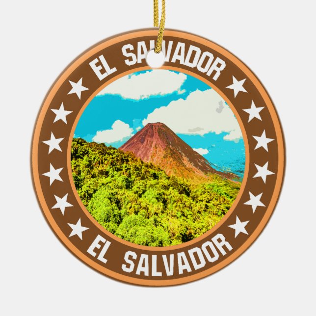El Salvador Keramik Ornament (Vorne)