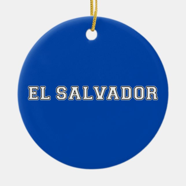 El Salvador Keramik Ornament (Vorne)