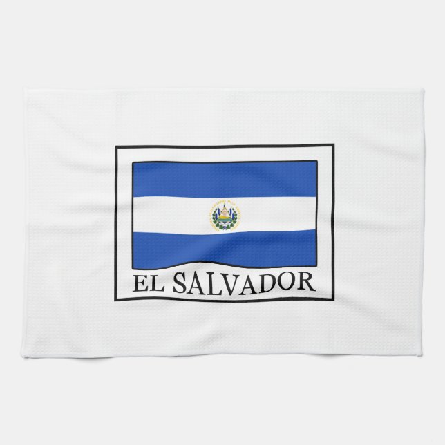 El Salvador Küchentuch (Horizontal)