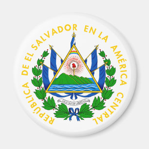 El Salvador Landeswappen Symbol Emblem Flagge Magnet