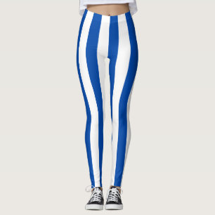 El Salvador Nationalflagge Farben Vertikal Gestrei Leggings