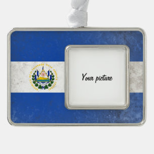 El Salvador Rahmen-Ornament Silber