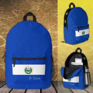 El Salvador, Rucksack, El Salvador Flagge /patriot Bedruckter Rucksack
