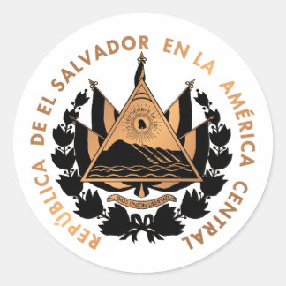 El Salvador Runder Aufkleber