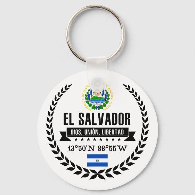 El Salvador Schlüsselanhänger (Vorderseite)