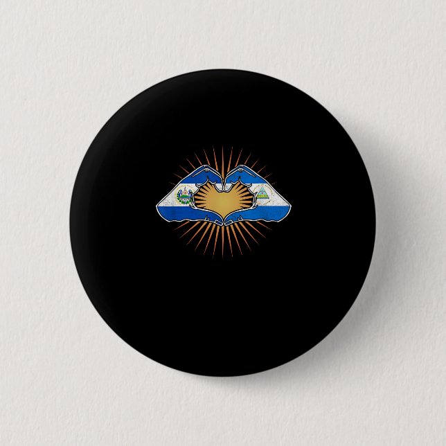 El Salvador und Nicaragua Button (Vorderseite)