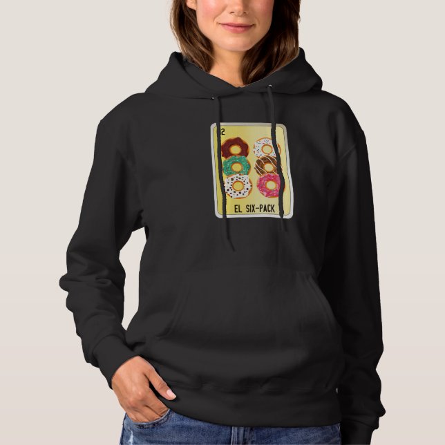 El Six Pack Mexican Slang Lottery Bingo Cards   Hoodie (Vorderseite)