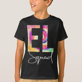 El Squad Tie Dye Zurück zur Schule Frauen Anerkenn T-Shirt
