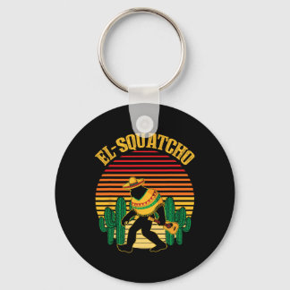 El Squatcho Bigfoot Sasquatch Lustig Cinco De Mayo Schlüsselanhänger