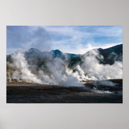 El Tatio Geysers bei San Pedro de Atacama - Chile Poster